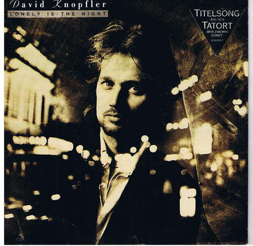 Cover David Knopfler - Lonely Is The Night (7, Single) Schallplatten Ankauf