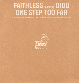 Cover Faithless - One Step Too Far (12, Promo) Schallplatten Ankauf