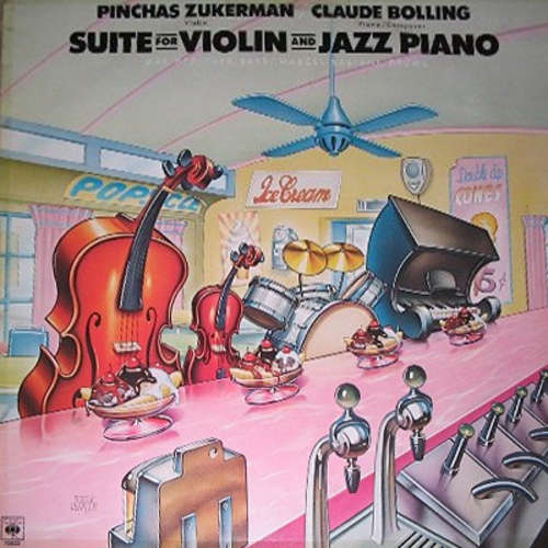 Cover Claude Bolling / Pinchas Zukerman - Suite For Violin And Jazz Piano (LP) Schallplatten Ankauf