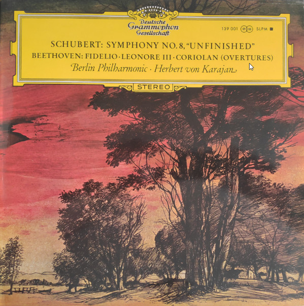 Bild Schubert* / Beethoven*, Berlin Philharmonic* ∙ Herbert von Karajan - Symphony No. 8 Unfinished / Fidelio ∙ Leonore III ∙ Coriolan (Overtures) (LP) Schallplatten Ankauf