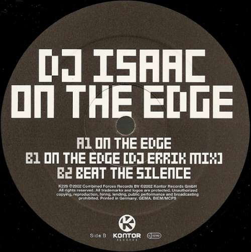 Cover DJ Isaac - On The Edge (12) Schallplatten Ankauf