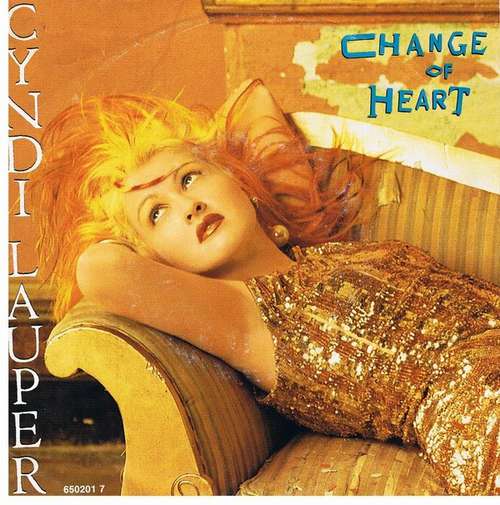 Cover Cyndi Lauper - Change Of Heart (7, Single) Schallplatten Ankauf
