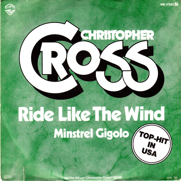 Cover Christopher Cross - Ride Like The Wind (7, Single, RE) Schallplatten Ankauf
