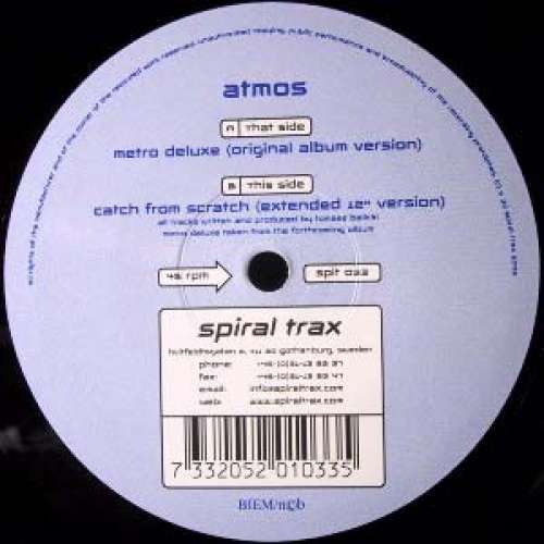 Cover Atmos - Metro Deluxe / Catch From Scratch (12) Schallplatten Ankauf