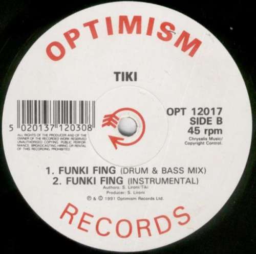 Cover Tiki (4) - Funki Fing (12) Schallplatten Ankauf