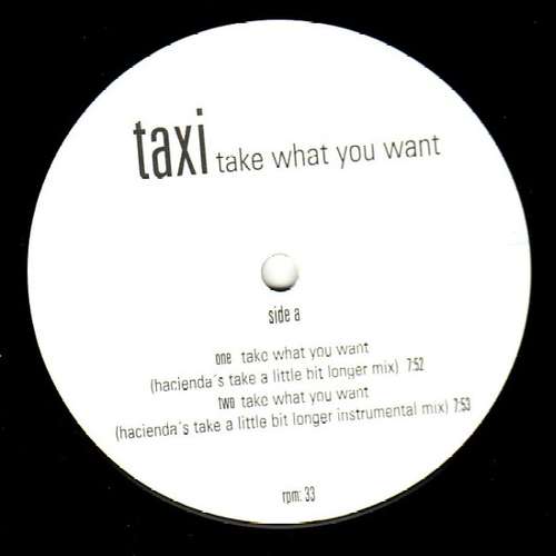 Cover Taxi - Take What You Want (12, 180) Schallplatten Ankauf
