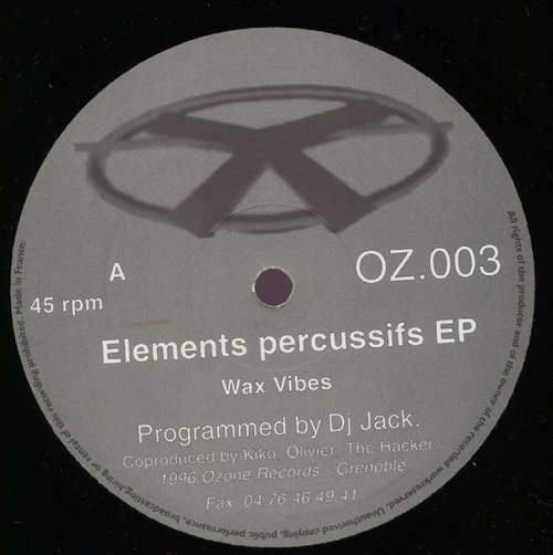 Cover DJ Jack - Elements Percussifs EP (12, EP) Schallplatten Ankauf