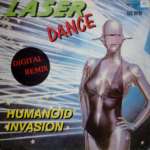 Cover Laserdance - Humanoid Invasion (Digital Remix) (12, Yel) Schallplatten Ankauf