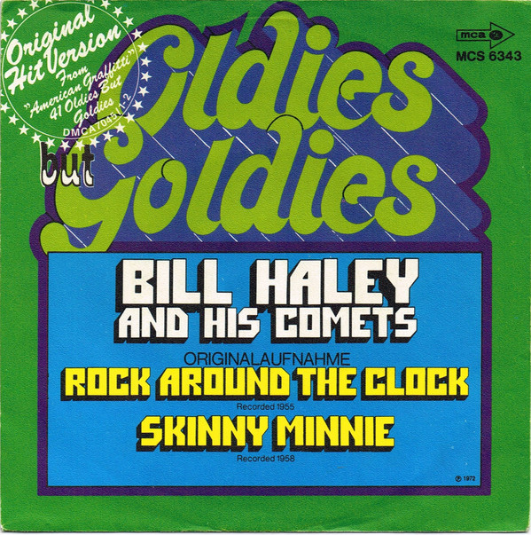 Cover Bill Haley And His Comets - Rock Around The Clock / Skinny Minnie (7, Single, RE, RP) Schallplatten Ankauf