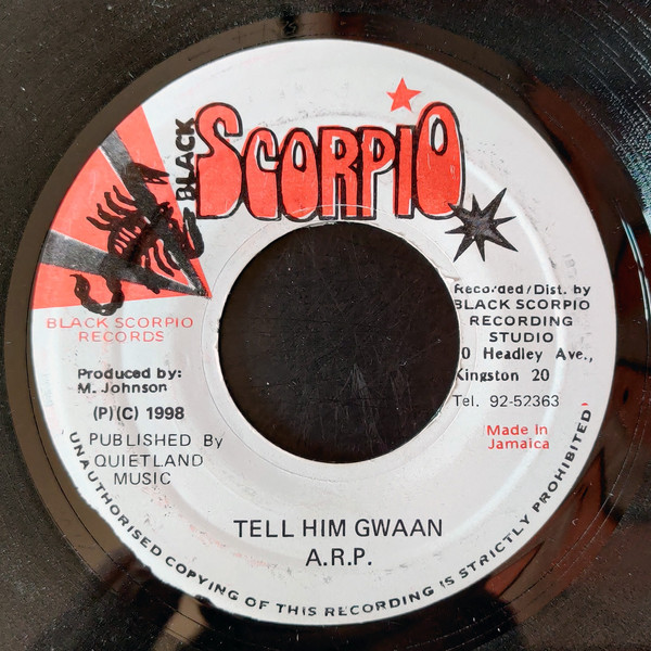 Bild A.R.P. (2) - Tell Him Gwaan (7, Single) Schallplatten Ankauf