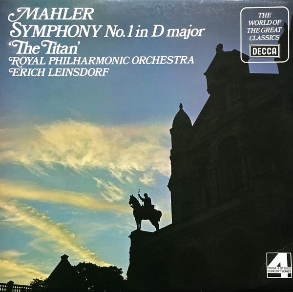 Cover Mahler* – Erich Leinsdorf Conducting The Royal Philharmonic Orchestra - Symphony No.1 In D Major (LP, RE) Schallplatten Ankauf