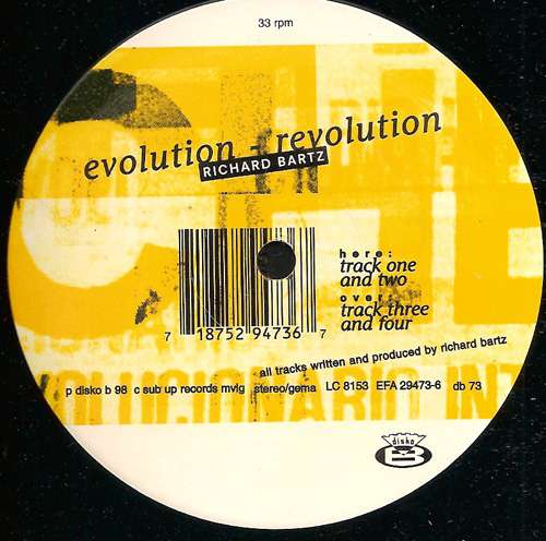 Cover Richard Bartz - Evolution - Revolution (12) Schallplatten Ankauf