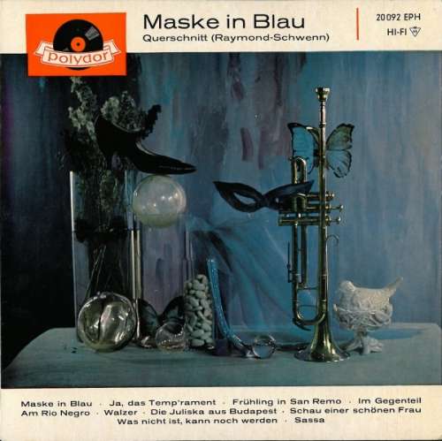 Cover Raymond* - Schwenn* - Maske In Blau - Querschnitt (7, EP, Mono) Schallplatten Ankauf