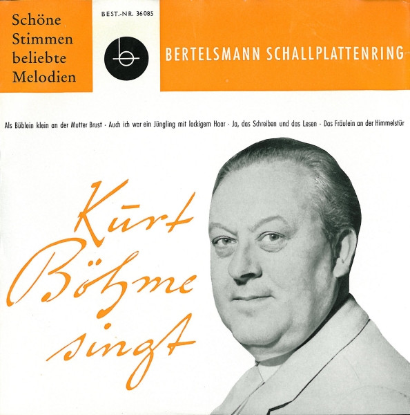 Cover Kurt Böhme - Kurt Böhme Singt (7, Mono, Lan) Schallplatten Ankauf