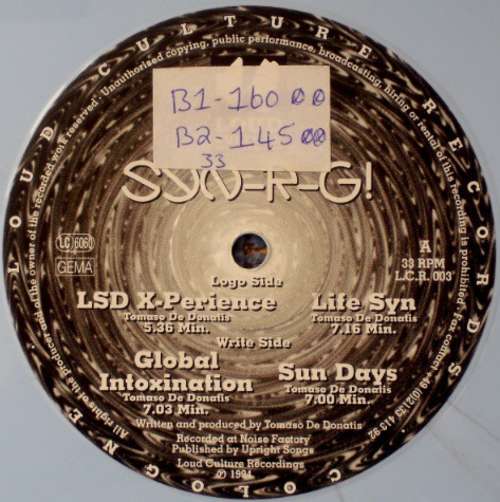 Cover Syn-R-G! - LSD X-Perience (12, Blu) Schallplatten Ankauf
