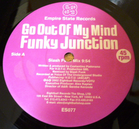 Cover Funky Junction - Go Out Of My Mind (12) Schallplatten Ankauf