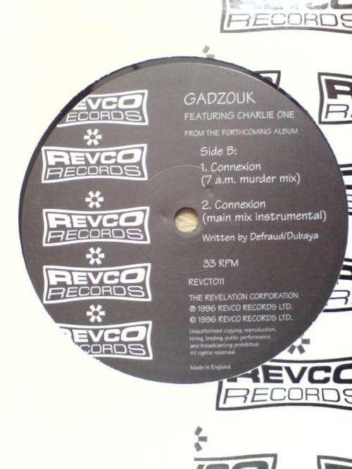 Cover Gadzouk Featuring Charlie One - Connexion (12) Schallplatten Ankauf