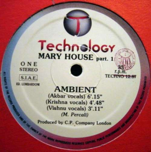 Cover Mary House - Part 1 (12) Schallplatten Ankauf