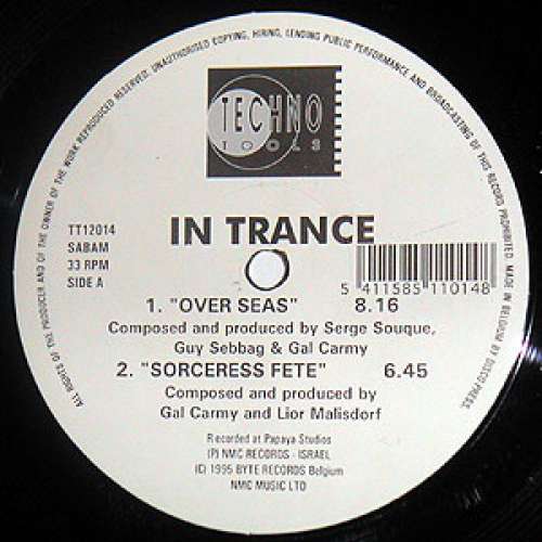 Cover Guy Sebbag & Gal Carmy - In Trance EP (12, EP) Schallplatten Ankauf