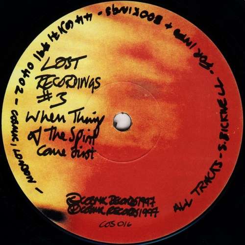 Cover Lost Recordings #3 - When Things Of The Spirit Come First Schallplatten Ankauf