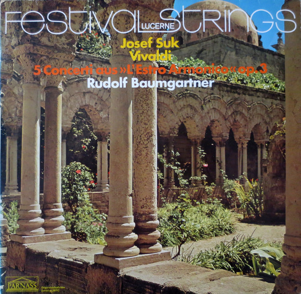 Cover Vivaldi* - Festival Strings Lucerne, Josef Suk, Rudolf Baumgartner - 5 Concerti Aus „L'estro Armonico” Op.3 (LP, Album, RE) Schallplatten Ankauf