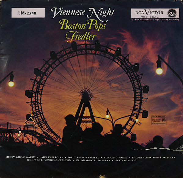 Cover Boston Pops*, Fiedler* - Viennese Night (LP, Mono, Club) Schallplatten Ankauf