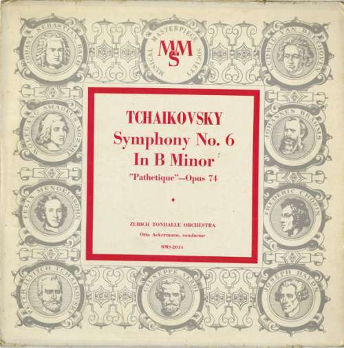 Cover Tchaikovsky* / Zurich Tonhalle Orchestra* • Otto Ackermann - Symphony No. 6 In B Minor Pathetique - Opus 74 (LP) Schallplatten Ankauf