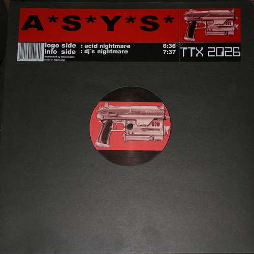 Cover A*S*Y*S** - Acid Nightmare / DJ's Nightmare (12) Schallplatten Ankauf
