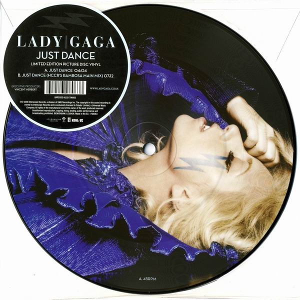 Cover Lady Gaga - Just Dance (7, Single, Ltd, Pic) Schallplatten Ankauf