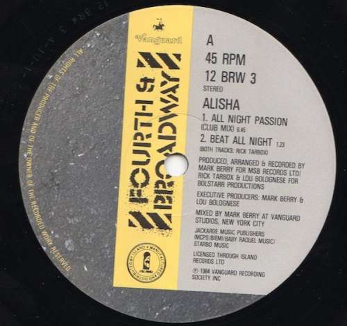 Cover All Night Passion Schallplatten Ankauf