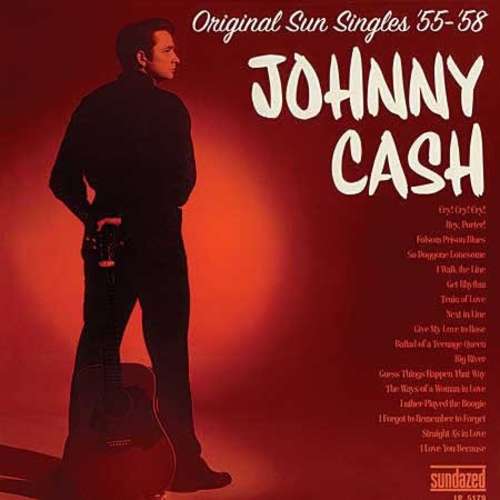 Cover Johnny Cash - Original Sun Singles '55-'58 (2xLP, Comp, Mono, 180) Schallplatten Ankauf