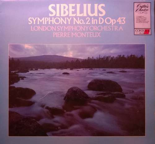 Cover Sibelius*, Pierre Monteux, The London Symphony Orchestra - Symphony No. 2 In D Op 43 (LP) Schallplatten Ankauf