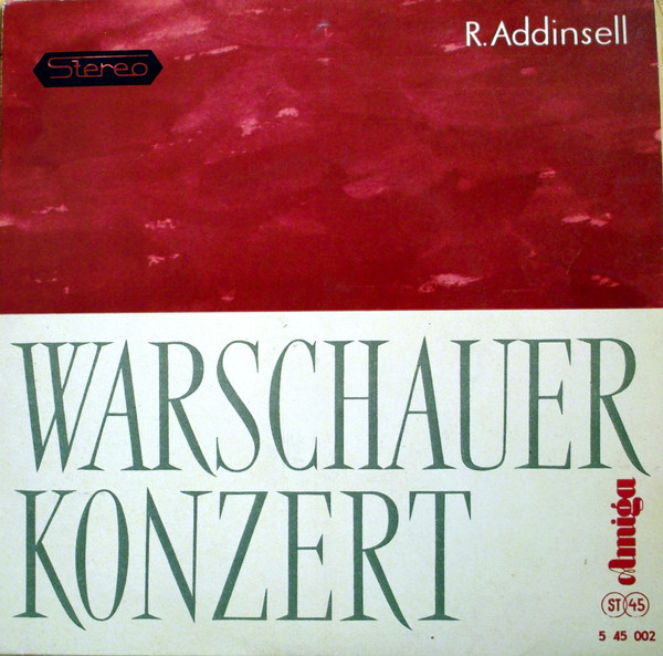 Cover R. Addinsell* - Warschauer Konzert (7) Schallplatten Ankauf