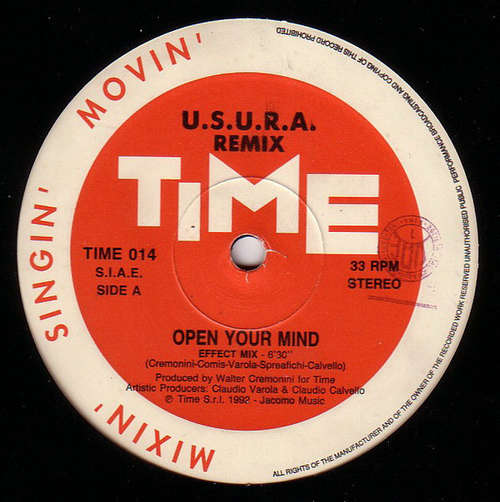 Cover U.S.U.R.A. - Open Your Mind (Remixes) (12) Schallplatten Ankauf