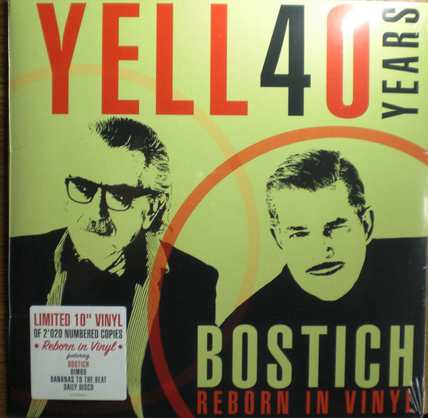 Cover Yello - 40 Years - Bostich - Reborn In Vinyl (10, Single, Ltd, Num, Ora) Schallplatten Ankauf