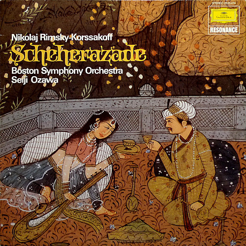 Cover Nikolaj Rimsky-Korssakoff* - Boston Symphony Orchestra, Seiji Ozawa - Scheherazade (LP, Album, RE) Schallplatten Ankauf
