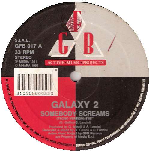 Cover Galaxy 2 - Somebody Screams (12) Schallplatten Ankauf