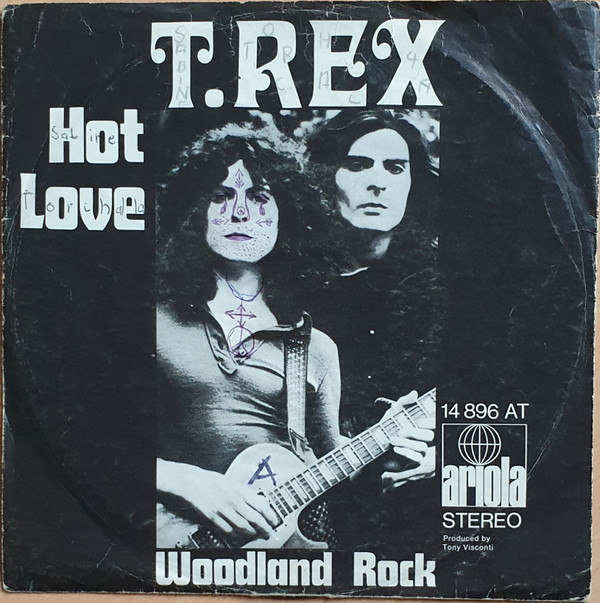 Cover T. Rex - Hot Love (7, Single) Schallplatten Ankauf