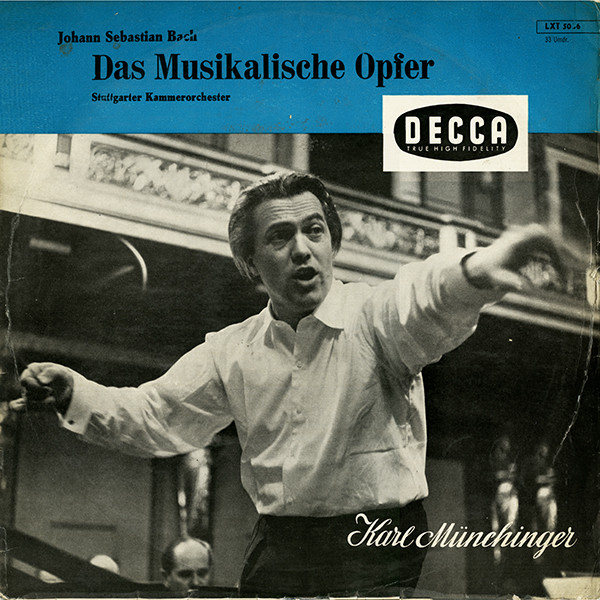 Cover Johann Sebastian Bach / Stuttgarter Kammerorchester, Karl Münchinger - Das Musikalische Opfer (LP, Album, Mono) Schallplatten Ankauf