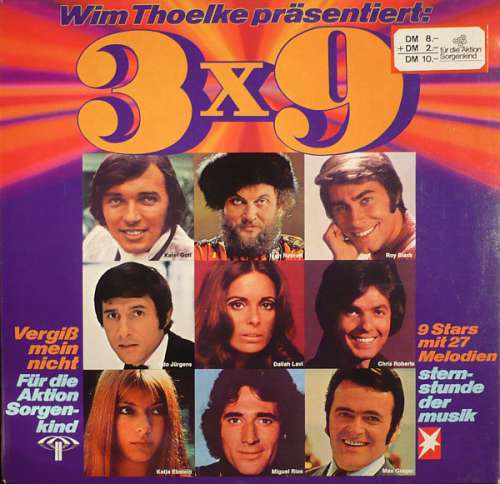 Bild Various - Wim Thoelke Präsentiert: 3x9 - 9 Stars Mit 27 Melodien (LP, Comp) Schallplatten Ankauf