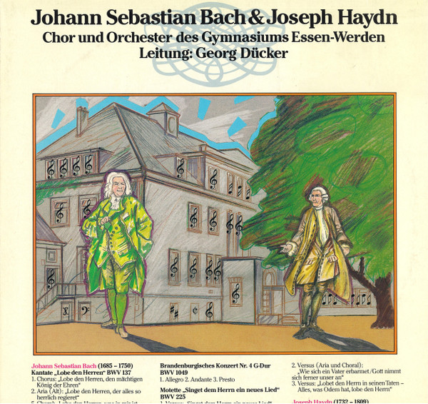 Bild Johann Sebastian Bach & Joseph Haydn, Chor* Und Orchester Des Gymnasiums Essen-Werden, Georg Dücker - Johann Sebastian Bach & Joseph Haydn (LP) Schallplatten Ankauf