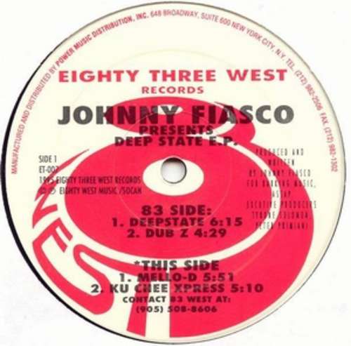 Cover Johnny Fiasco - Deep State E.P. (12, EP) Schallplatten Ankauf