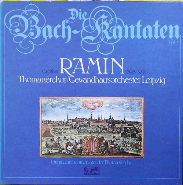 Bild Günther Ramin, Thomanerchor, Gewandhausorchester Leipzig - Die Bach-Kantaten Vol 1 (Box, RE + 5xLP, Mono) Schallplatten Ankauf