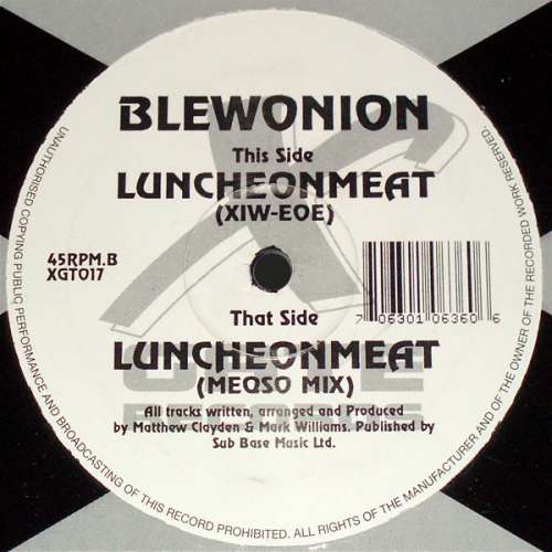 Cover BlewOnion* - Luncheonmeat (12) Schallplatten Ankauf