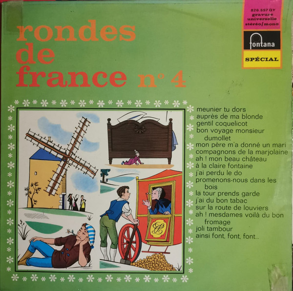 Cover Maîtrise De L'O.R.T.F. - Rondes De France N°4 (LP, Mono) Schallplatten Ankauf