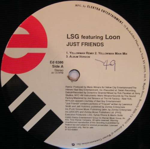 Cover LSG Featuring Loon - Just Friends (Remix) (12, Promo) Schallplatten Ankauf