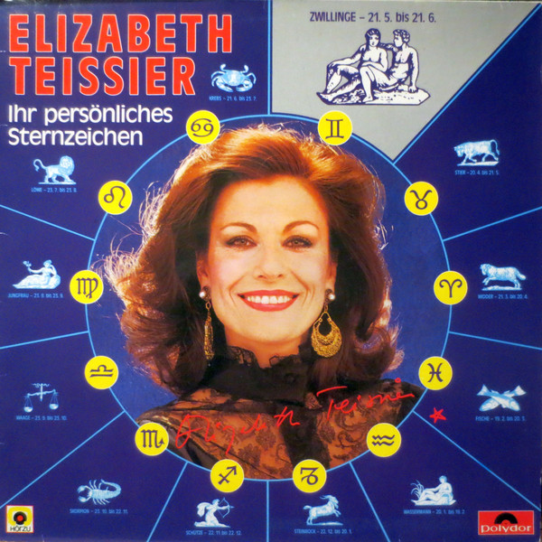 Bild Elizabeth Teissier - Ihr Persönliches Sternzeichen (Zwillinge – 21.5. Bis 21.6.) (LP) Schallplatten Ankauf