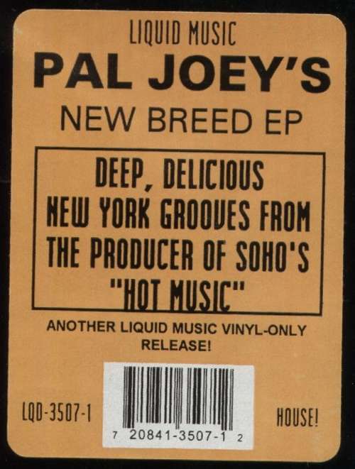 Cover Pal Joey - New Breed EP (12, EP) Schallplatten Ankauf