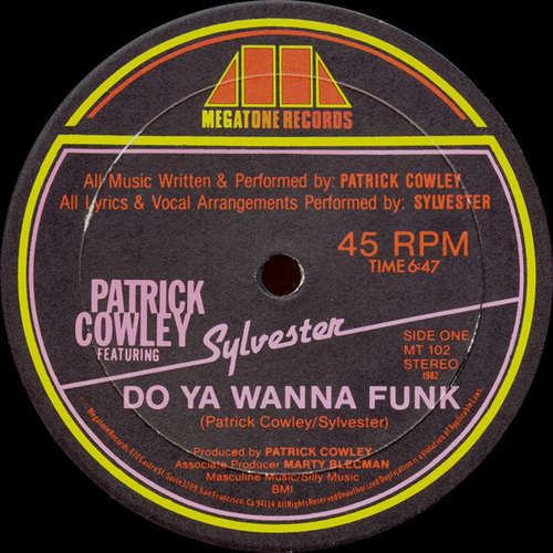 Cover Patrick Cowley Featuring Sylvester - Do Ya Wanna Funk (12) Schallplatten Ankauf