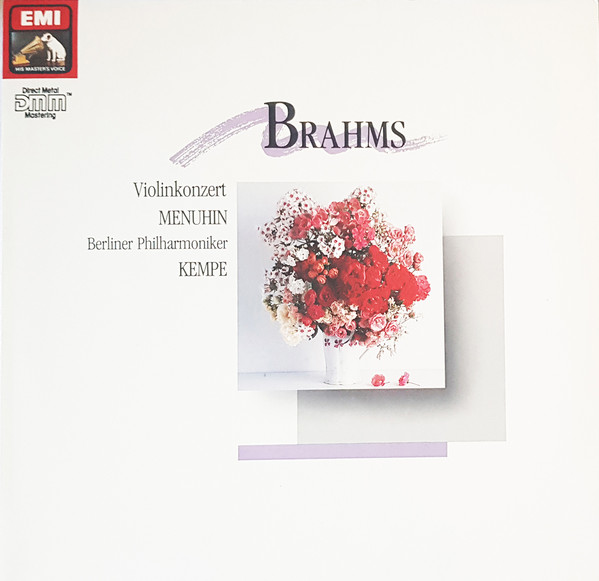Cover Johannes Brahms, Yehudi Menuhin, Berliner Philharmoniker, Rudolf Kempe - Violinkonzert D-Dur, Op. 77 (LP) Schallplatten Ankauf